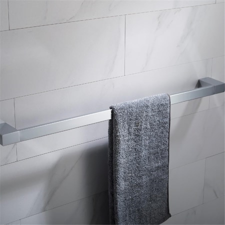 Doba-Bnt 24 in. Stelios Bathroom Towel Bar, Chrome SA1804131